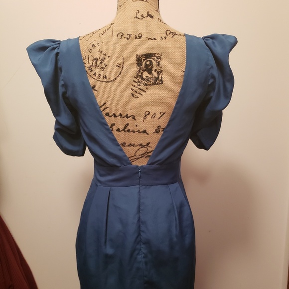 Blue BCBGeneration Mini Dress Size 4 - Picture 2 of 4